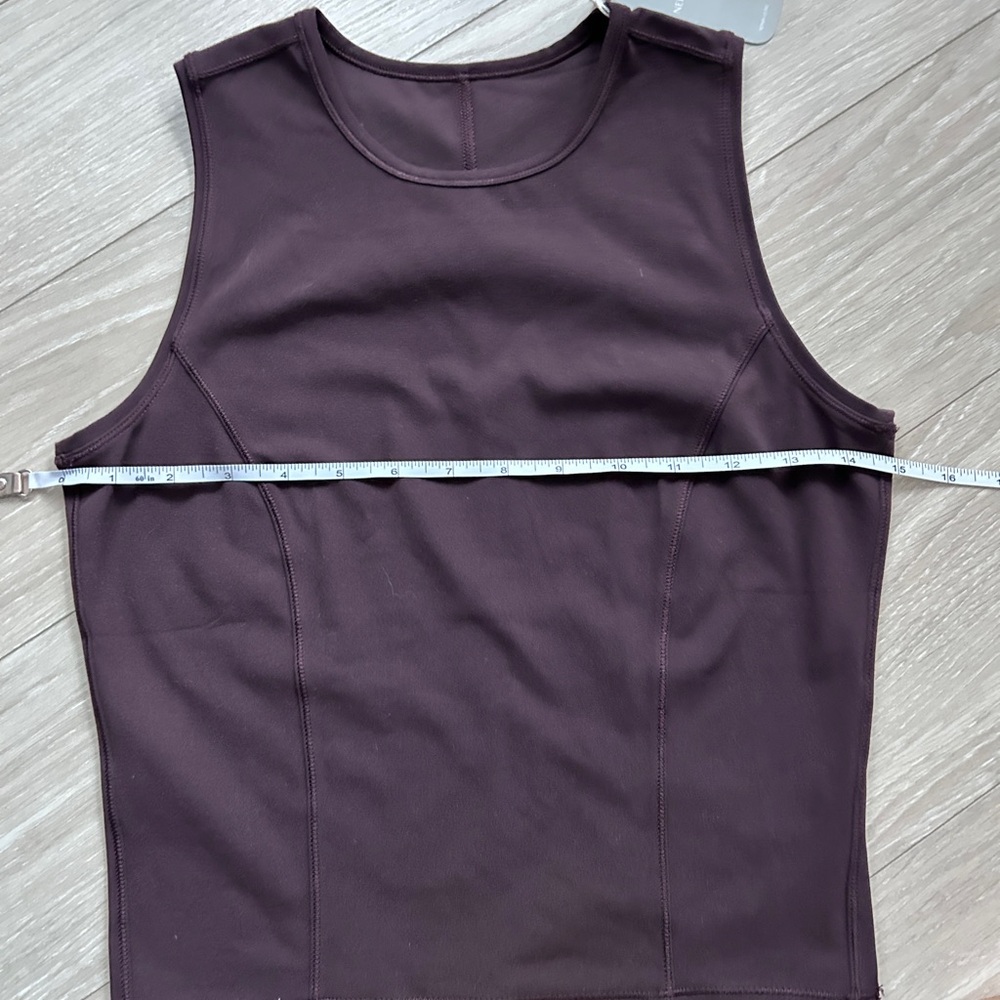 Neiwai Activewear Sleeveless Tank Top - Chocolate Plum - Picture 5 of 7